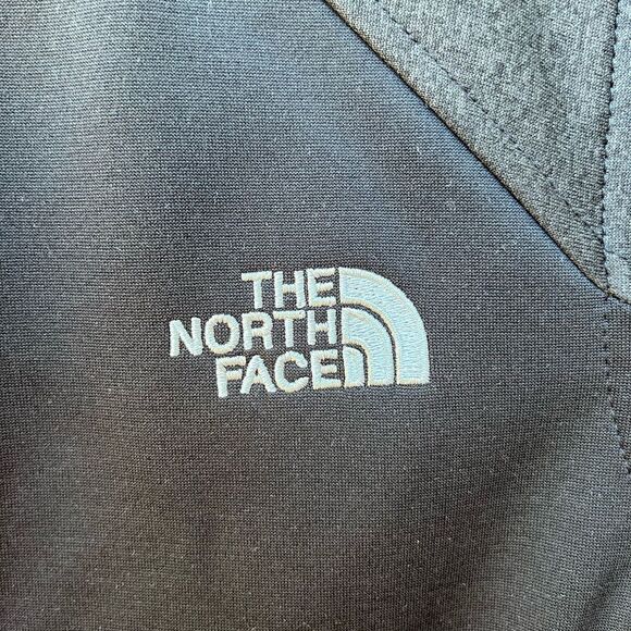 North Face Womens Softshell windwall Full ZIP Jacket Black/dark grey size XS - Picture 4 of 9